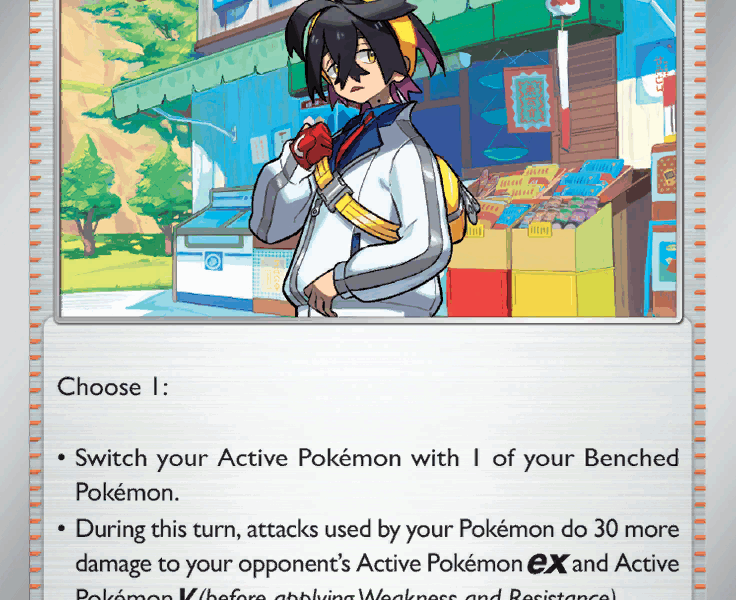 Kieran Pokemon Kaart