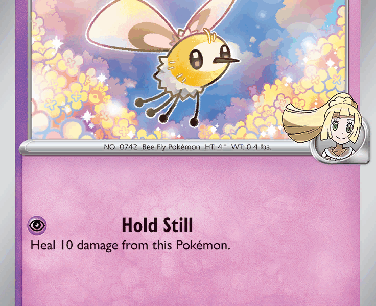 Lillie’s Cutiefly Pokemon Kaart