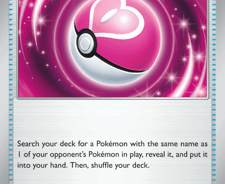 Love Ball Pokemon Kaart