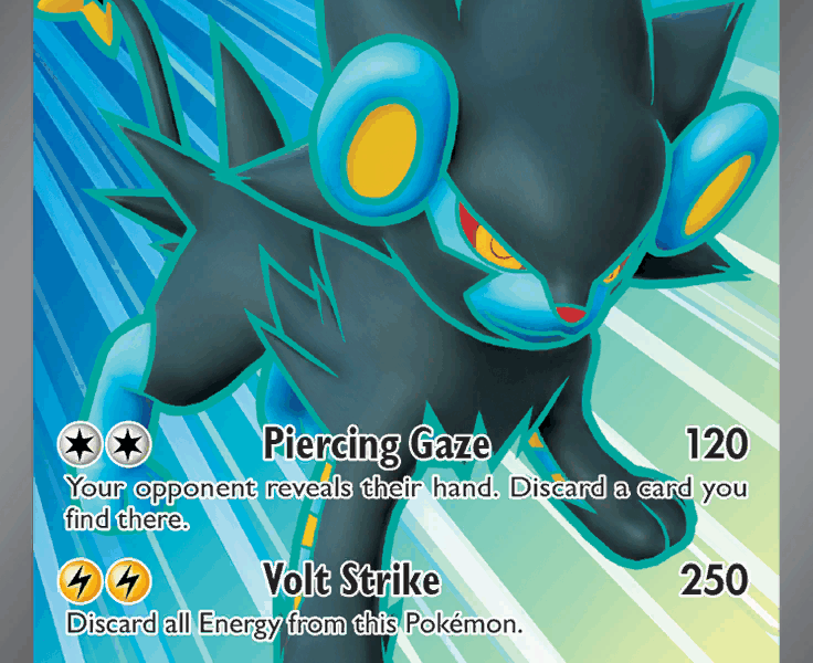 Luxray ex Pokemon Kaart