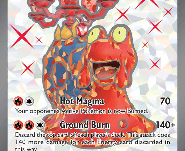 Magcargo ex Pokemon Kaart
