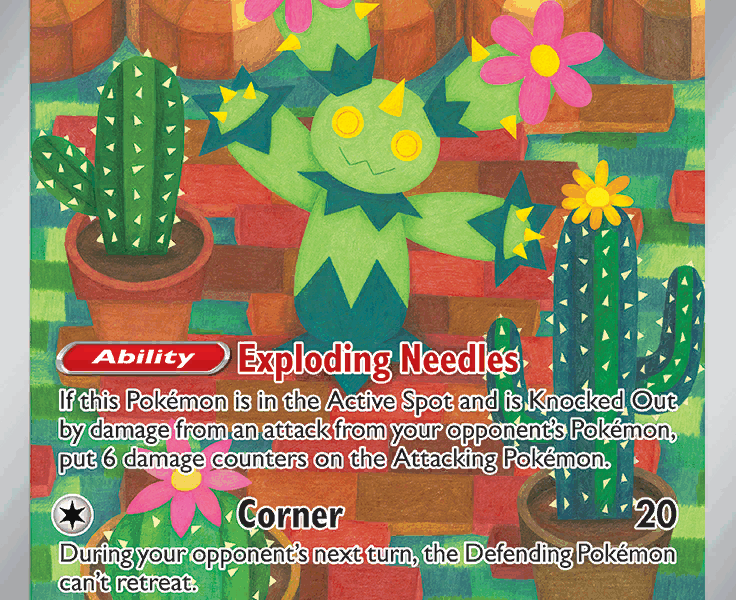 Maractus Pokemon Kaart