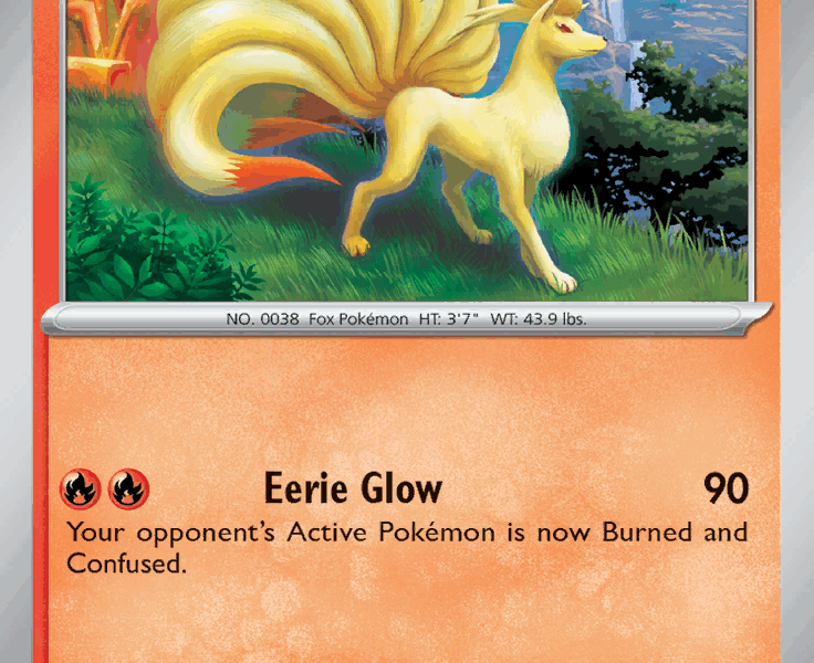 Ninetales Pokemon Kaart
