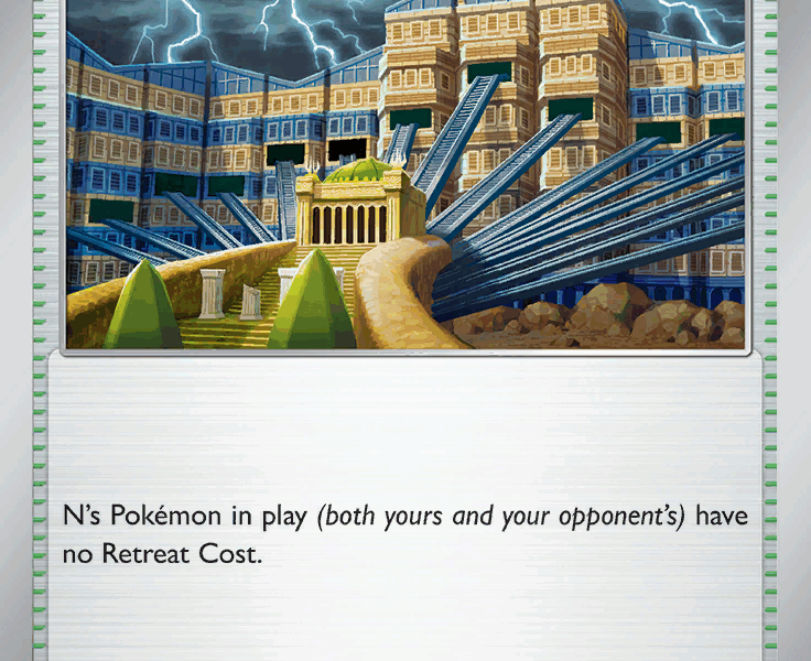 N’s Castle Pokemon Kaart