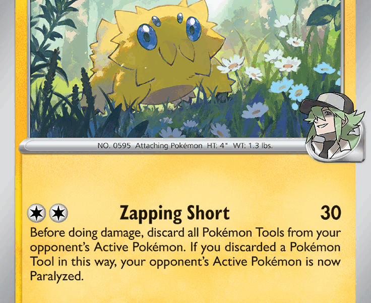 N’s Joltik Pokemon Kaart