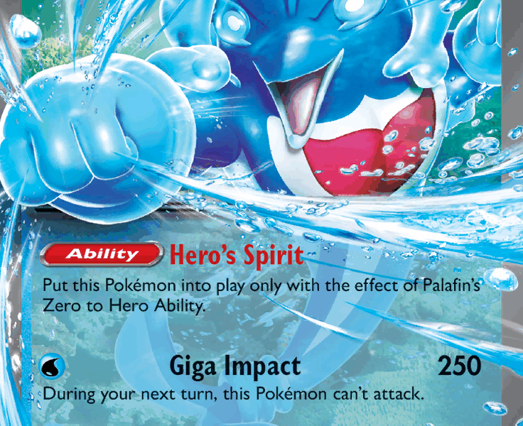 Palafin ex Pokemon Kaart