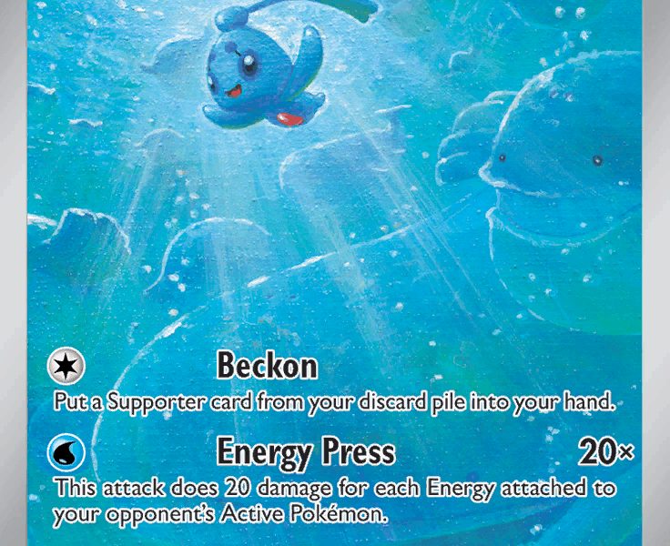 Phione Pokemon Kaart