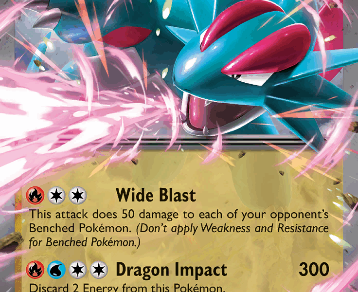 Salamence ex Pokemon Kaart