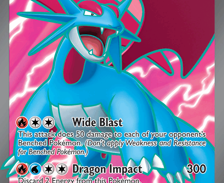 Salamence ex Pokemon Kaart