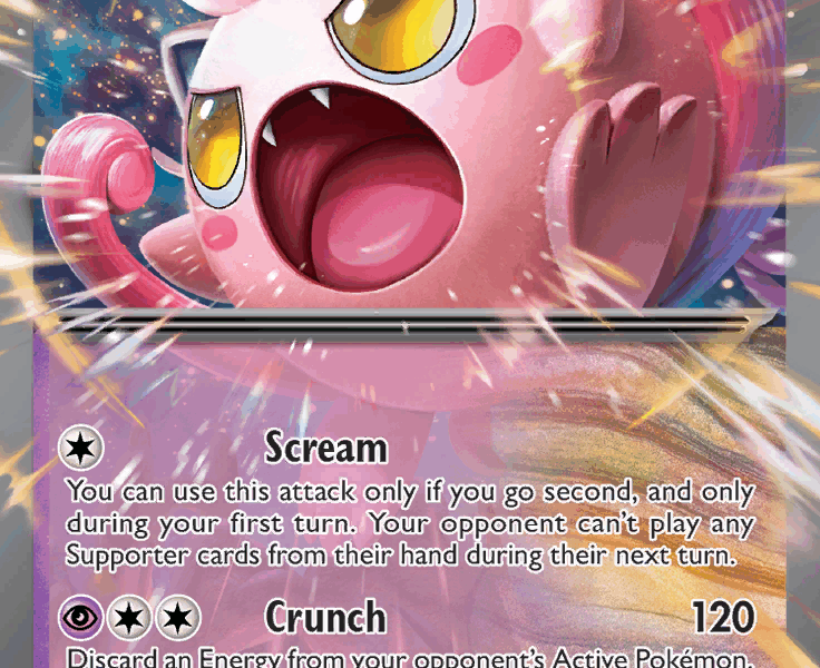 Scream Tail ex Pokemon Kaart