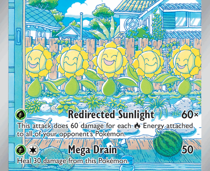 Sunflora Pokemon Kaart