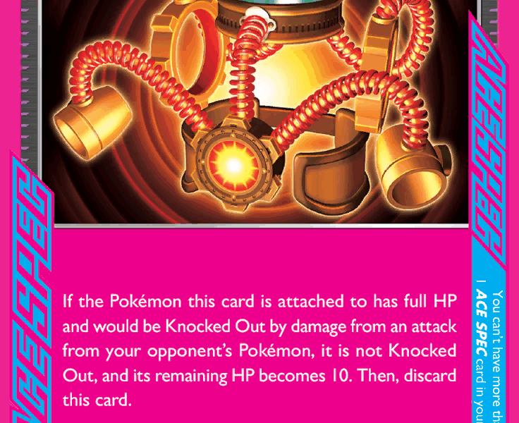 Survival Brace Pokemon Kaart