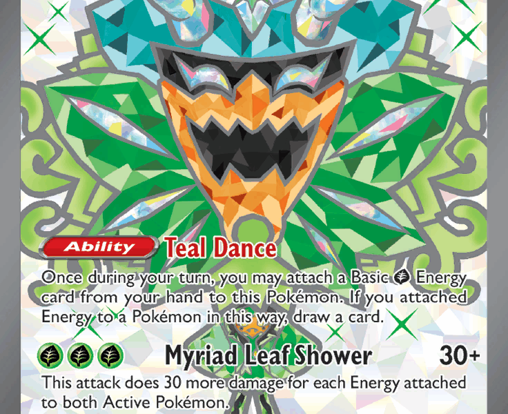Teal Mask Ogerpon ex Pokemon Kaart