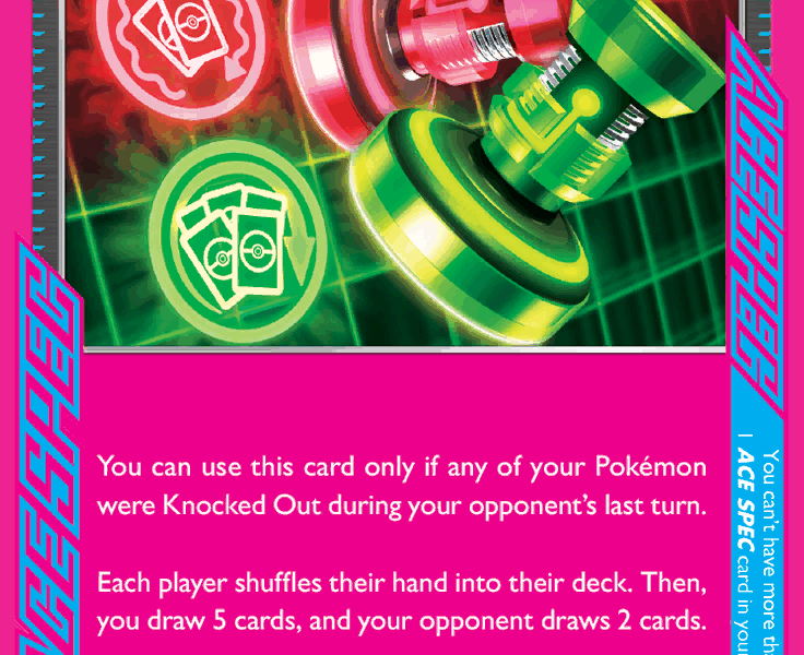 Unfair Stamp Pokemon Kaart