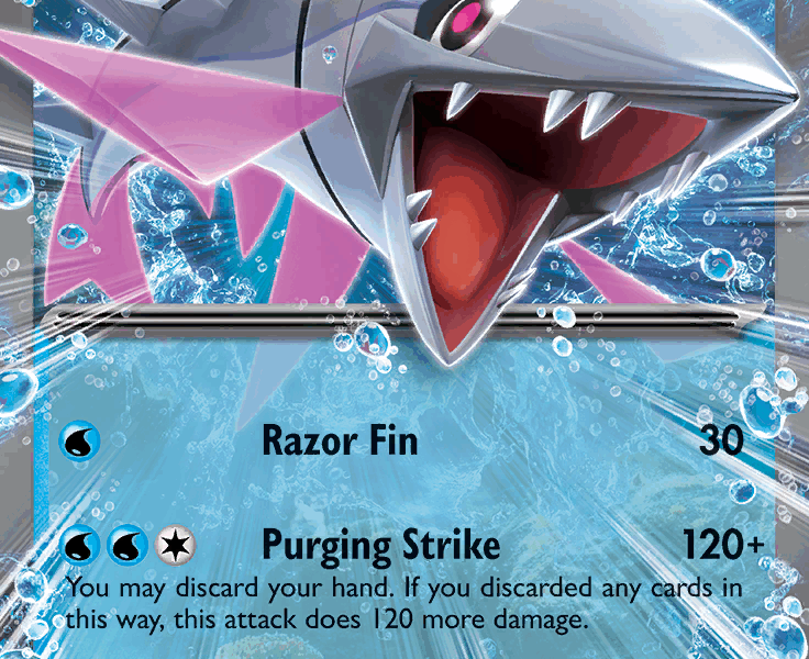 Veluza ex Pokemon Kaart