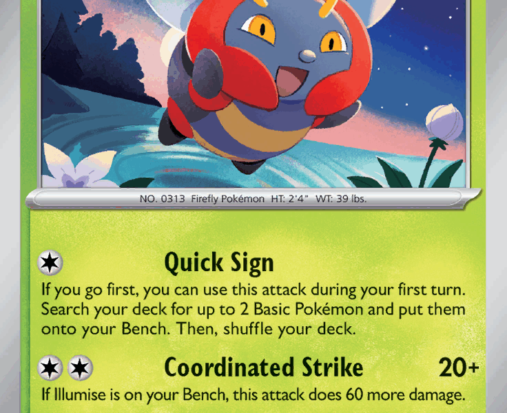 Volbeat Pokemon Kaart
