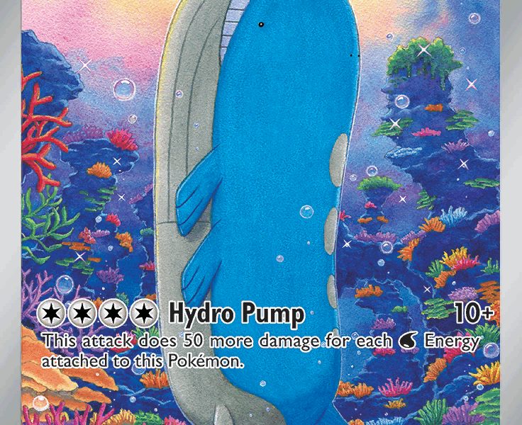 Wailord Pokemon Kaart