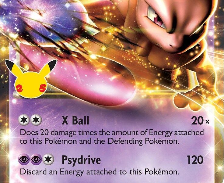 Mewtwo EX Pokemon Kaart