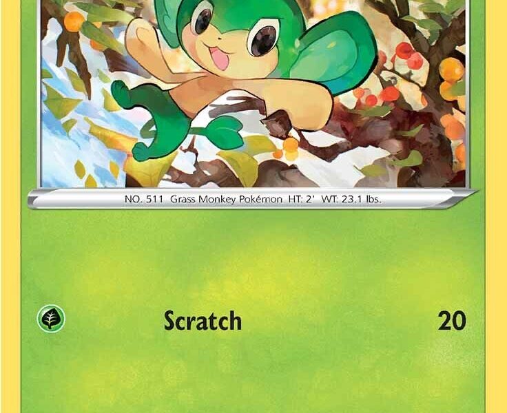Pansage Pokemon Kaart