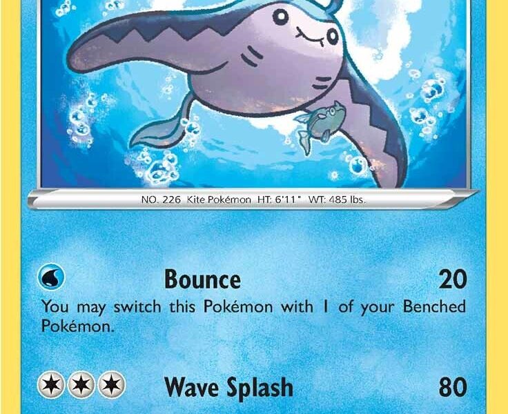 Mantine Pokemon Kaart