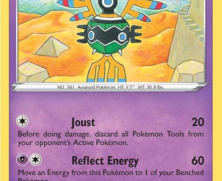 Sigilyph Pokemon Kaart