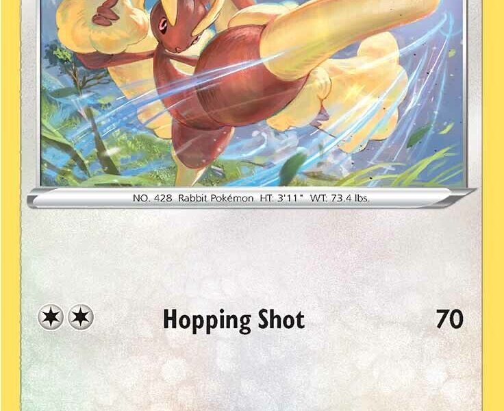 Lopunny Pokemon Kaart