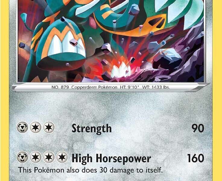 Copperajah Pokemon Kaart