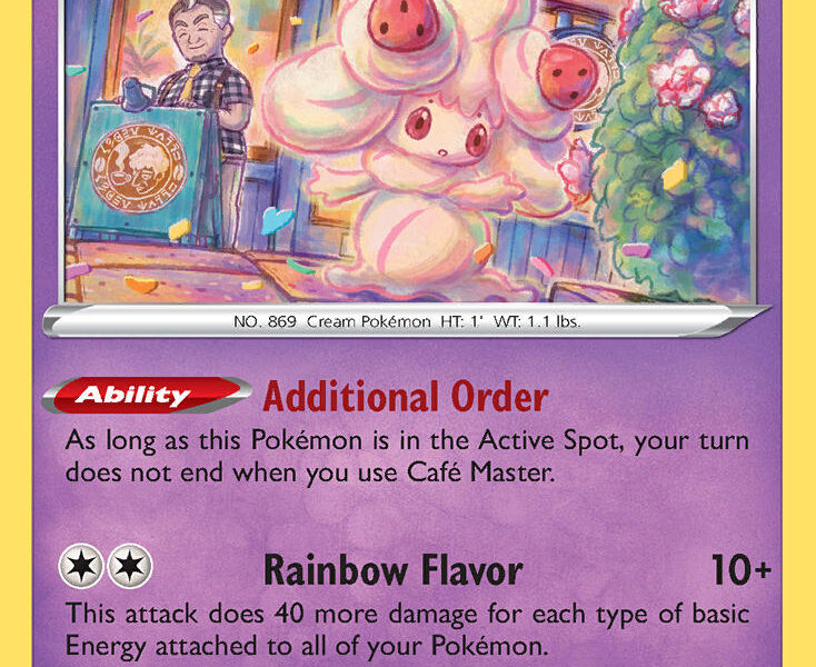 Alcremie Pokemon Kaart