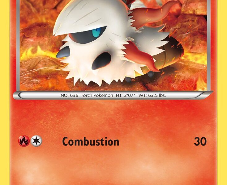 Larvesta Pokemon Kaart