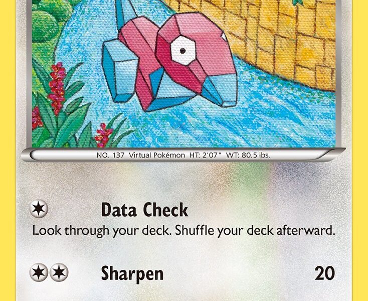 Porygon Pokemon Kaart
