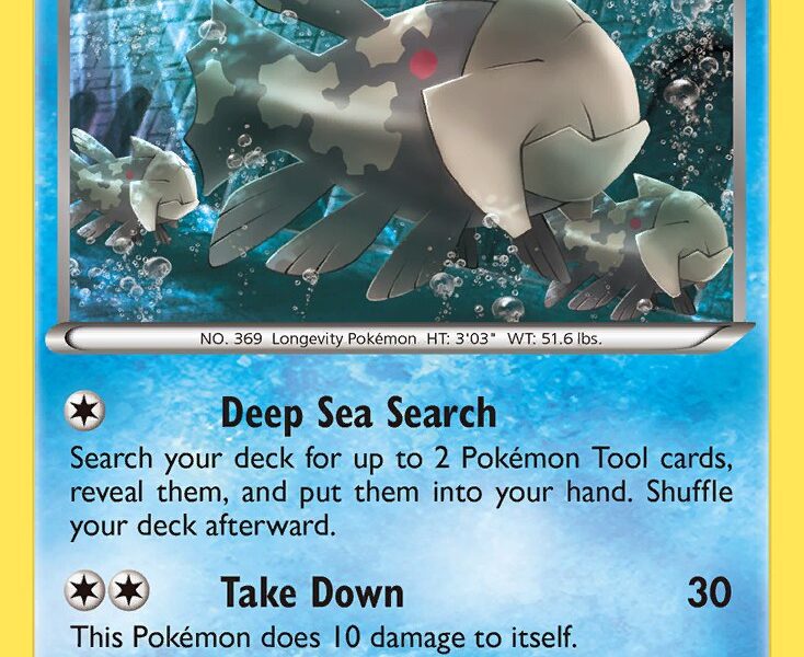 Relicanth Pokemon Kaart