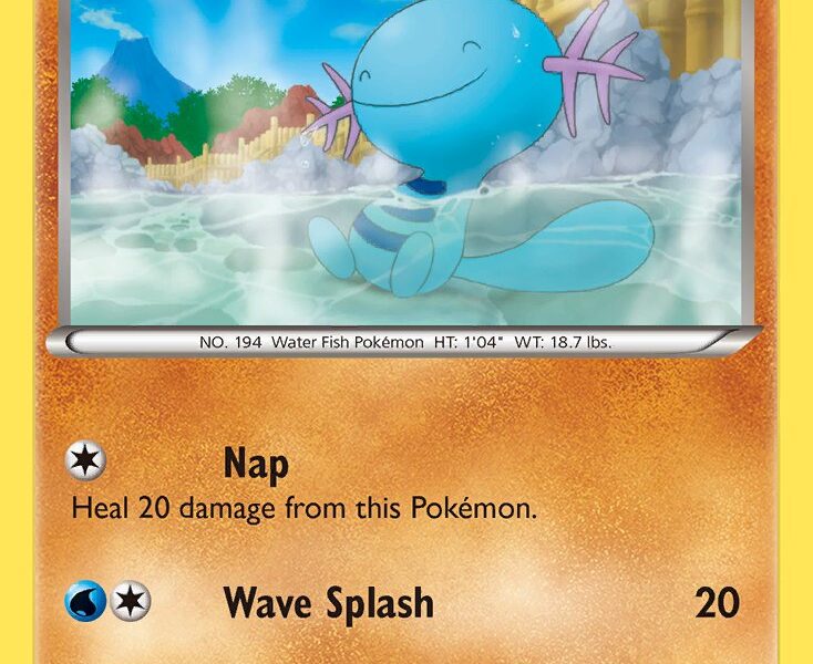 Wooper Pokemon Kaart