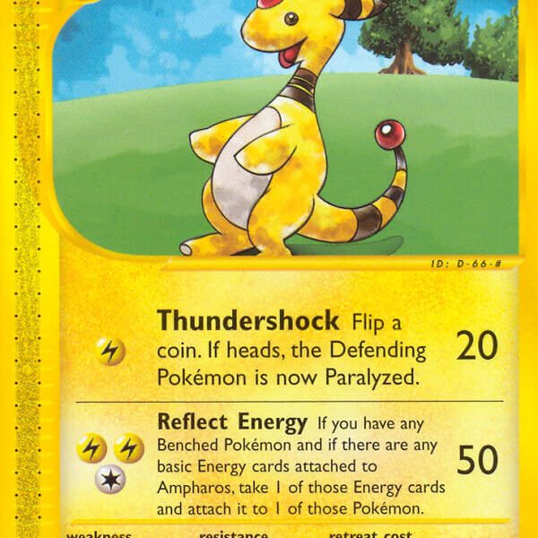 Ampharos Pokemon Kaart
