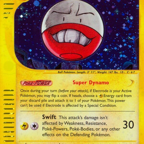 Electrode Pokemon Kaart