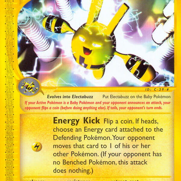 Elekid Pokemon Kaart