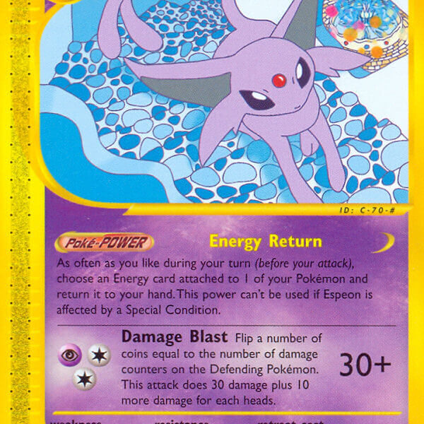 Espeon Pokemon Kaart