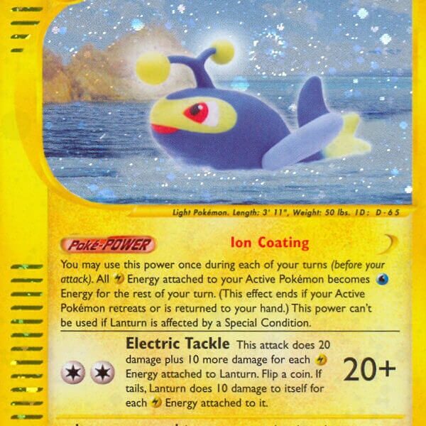 Lanturn Pokemon Kaart