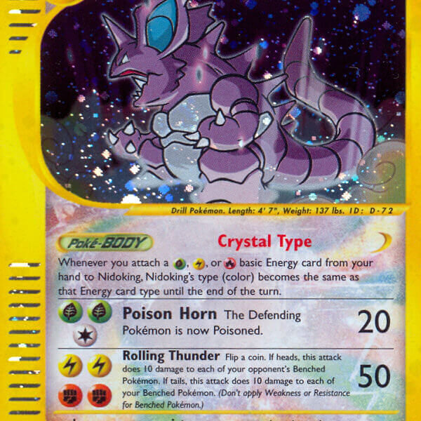 Nidoking Pokemon Kaart