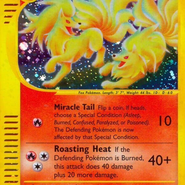 Ninetales Pokemon Kaart