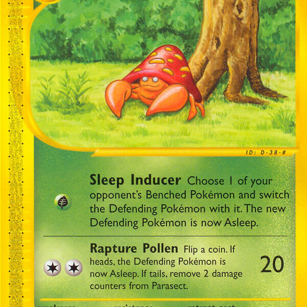 Parasect Pokemon Kaart