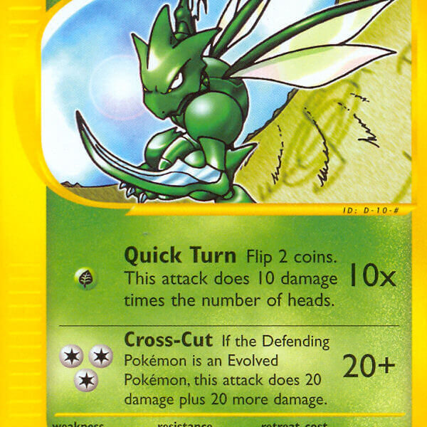 Scyther Pokemon Kaart