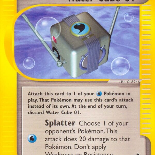Water Cube 01 Pokemon Kaart