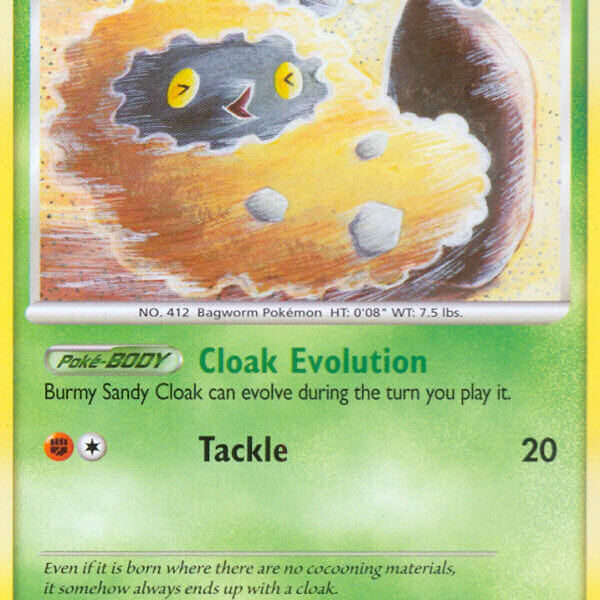 Burmy Sandy Cloak Pokemon Kaart