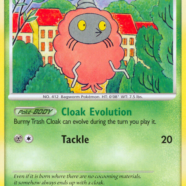 Burmy Trash Cloak Pokemon Kaart