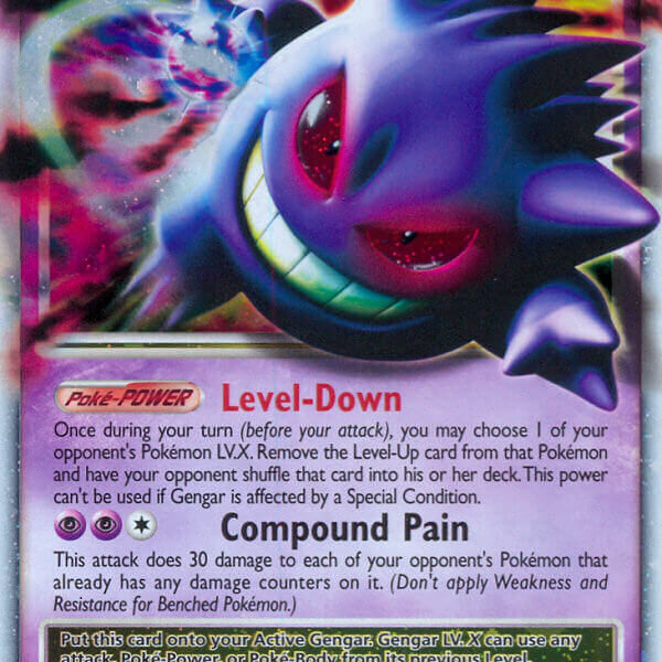 Gengar LV.X Pokemon Kaart