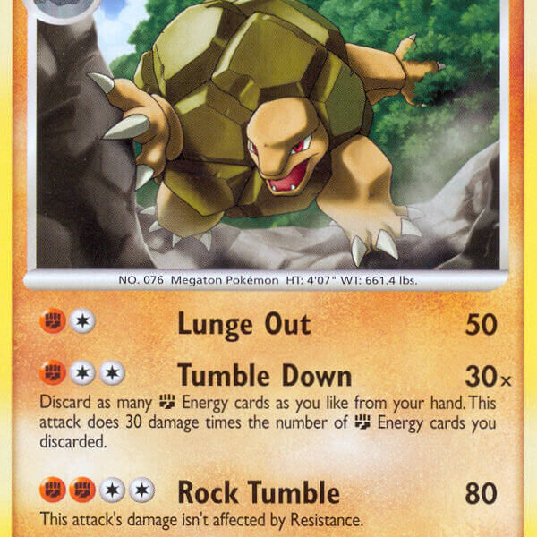 Golem Pokemon Kaart