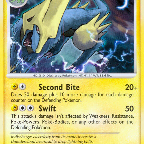 Manectric Pokemon Kaart