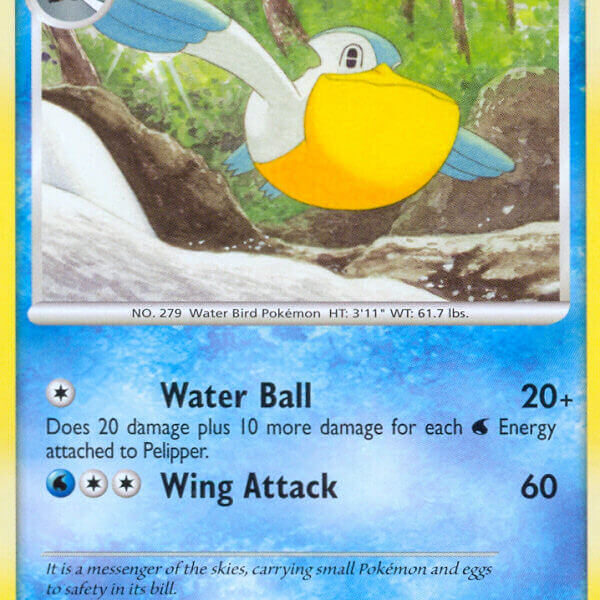 Pelipper Pokemon Kaart