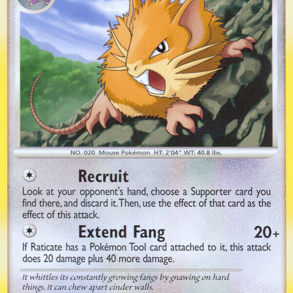 Raticate Pokemon Kaart
