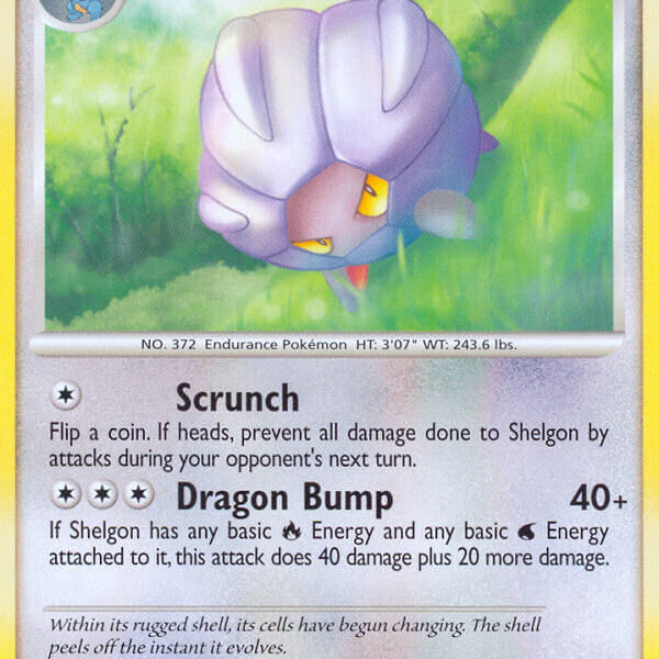Shelgon Pokemon Kaart